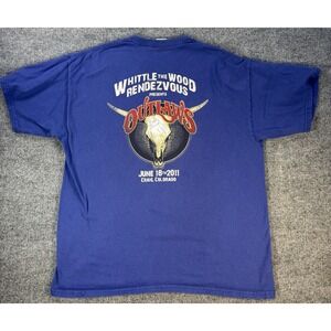 The Outlaws 2011 Concert T-Shirt Craig CO Whittle Wood Signed Henry Paul XL
